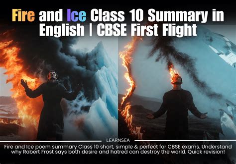 Fire And Ice Summary Class 10