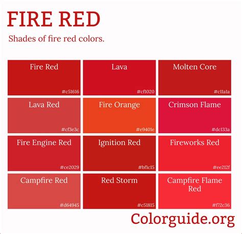 fire color