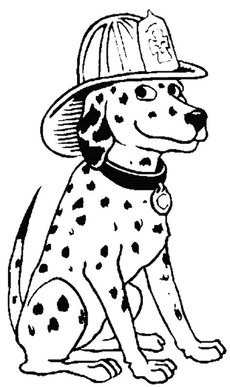 Fire Dog Coloring Page Illustrations Shutterstock Fire Dog Coloring Pages - Fire Dog Coloring Pages