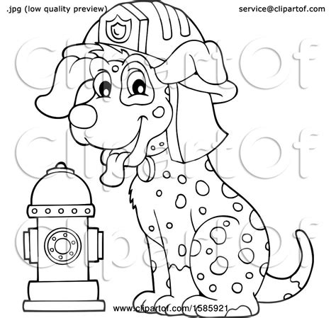 Fire Dog Coloring Page Royalty Free Images Shutterstock Fire Dog Coloring Pages - Fire Dog Coloring Pages