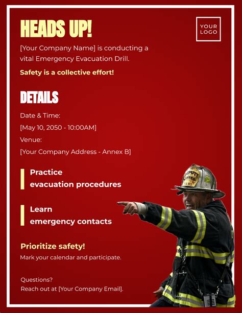 Fire Drill Announcement Script