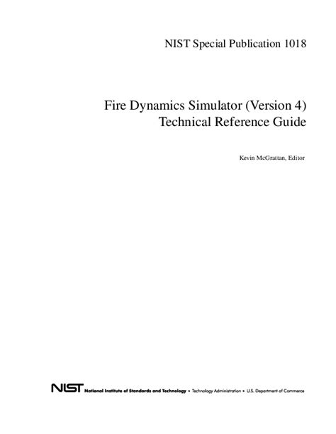 fire dynamics simulator version 4 user s guide