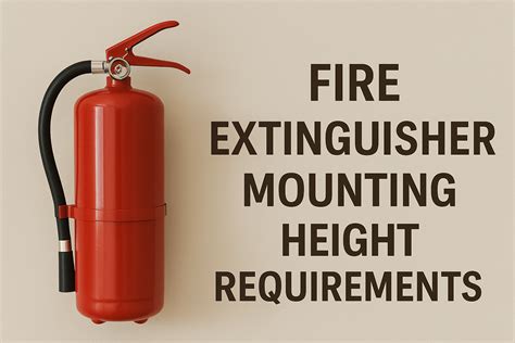 Fire Extinguisher Mounting Height