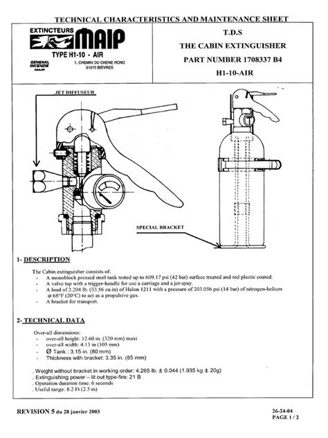 Fire Extinguisher Technical Data Fireguard Safety