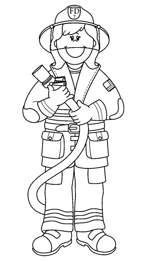 Fire Fighter Coloring Page Free Printable Coloring Pages Fire Fighter Coloring Pages - Fire Fighter Coloring Pages