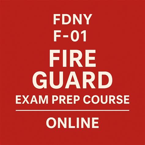 Fire Guard F01 Exam