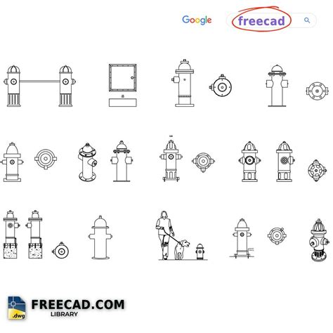 Fire Hydrant Dwg File