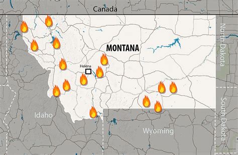fire map montana