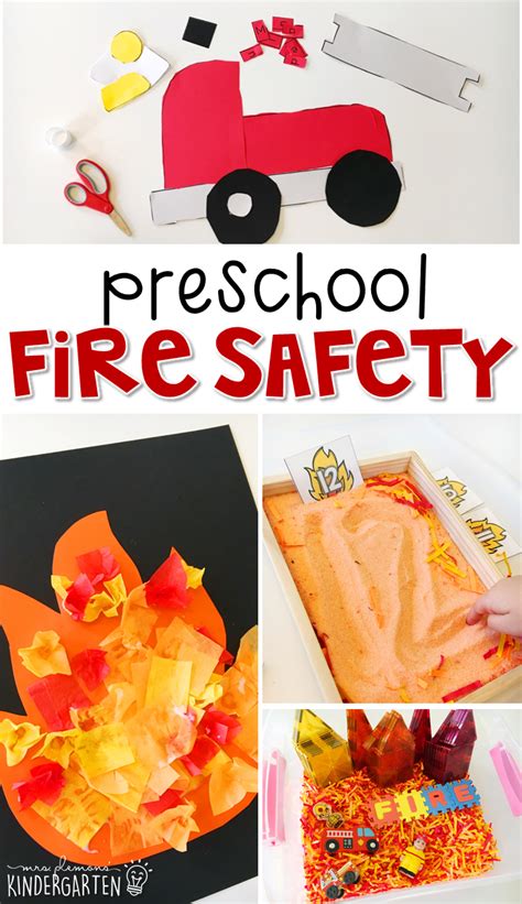 Fire Safety Activities For Preschool Kindergarten Rocks Resources Preschool Fire Safety Science Activities - Preschool Fire Safety Science Activities