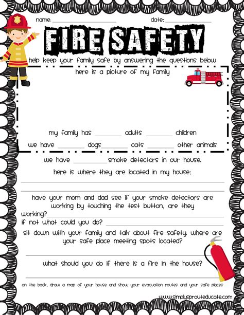 Fire Safety For First Grade   Fire Safety Lesson Plan Prevention Teaching Elementary - Fire Safety For First Grade