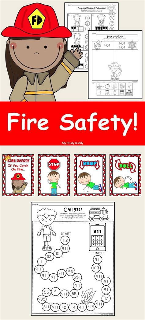 Fire Safety Preschool Activities Teaching Resources Tpt Preschool Fire Safety Science Activities - Preschool Fire Safety Science Activities