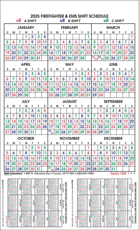 Firefighter Shift Schedule 2015