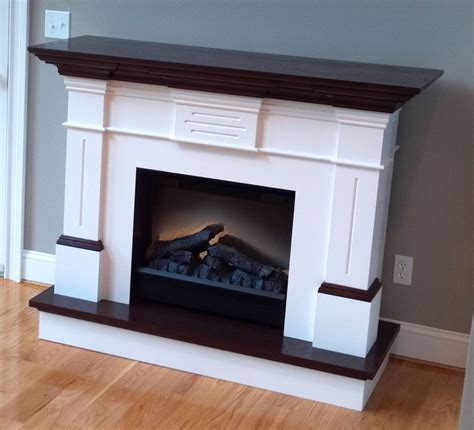 fireplace mantle surround white wod eBay