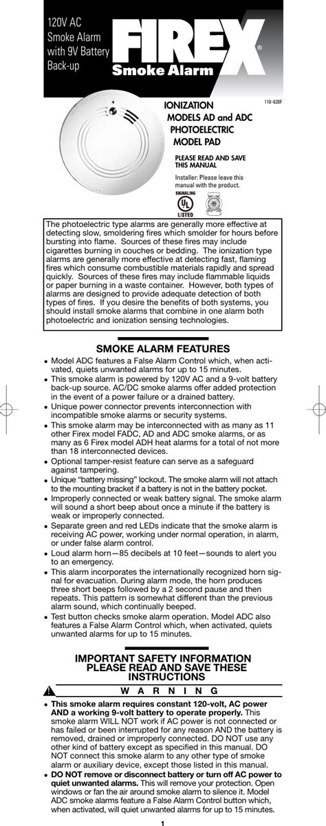 Full Download Firex 41216 User Guide 