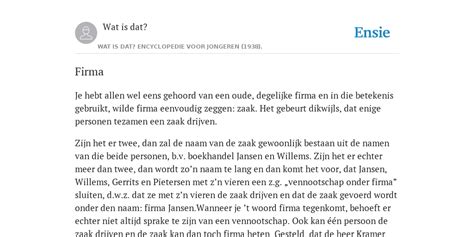 firma betekenis