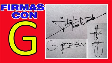 Firmas Con G
