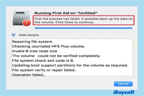 First Aid Stuck On Checking Catalog File