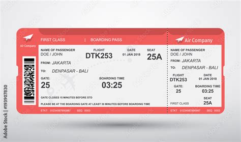 first class boarding pass