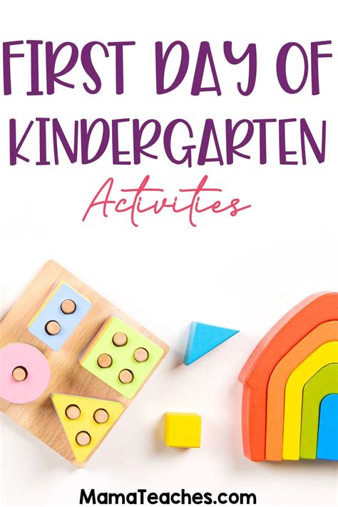 First Day Of Kindergarten Activities Mama Teaches First Day Of School Kindergarten - First Day Of School Kindergarten