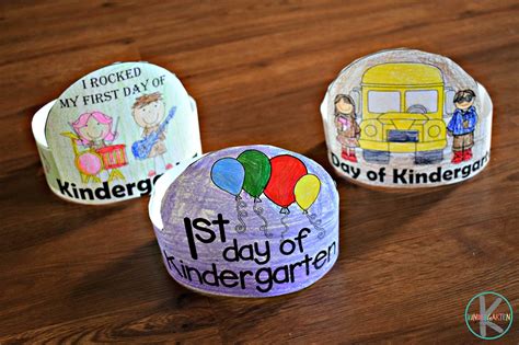 First Day Of Kindergarten Hat Craft And Activity Kindergarten Hat - Kindergarten Hat