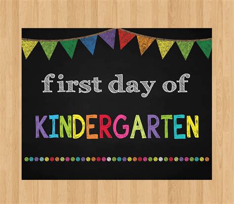 First Day Of Kindergarten Sign Printable Back To Kindergarten Sign In Sheet - Kindergarten Sign In Sheet
