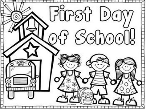 First Day Of School Coloring Pages Skip To First Day Of School Coloring Sheets - First Day Of School Coloring Sheets