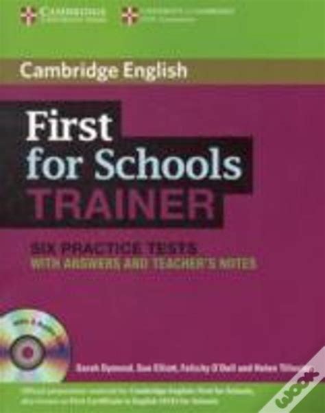 First For Schools Trainer Six Practice Tests With Answers