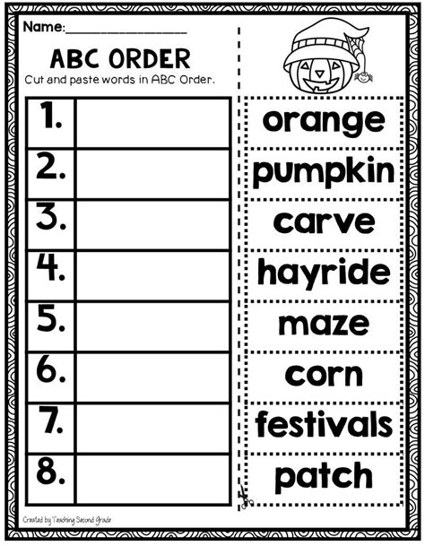 First Grade Abc Order Teaching Resources Teachers Pay Abc First Grade - Abc First Grade