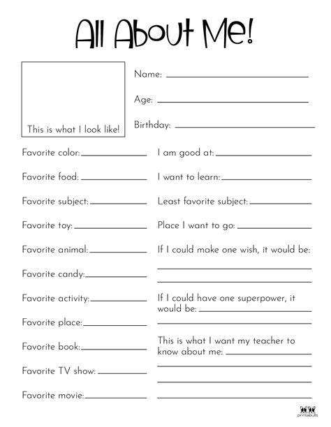 First Grade About Me Worksheet   First Grade Worksheets Youu0027d Want To Print Edhelper - First Grade About Me Worksheet