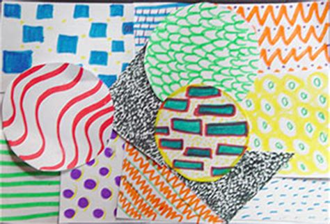 First Grade Art Lesson 12 Geometric Shape Collage 1st Grade Art Lessons - 1st Grade Art Lessons