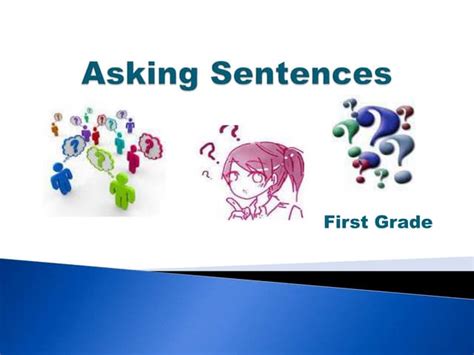 First Grade Asking Sentences Ppt Ppt Sentences For Grade 1 - Sentences For Grade 1