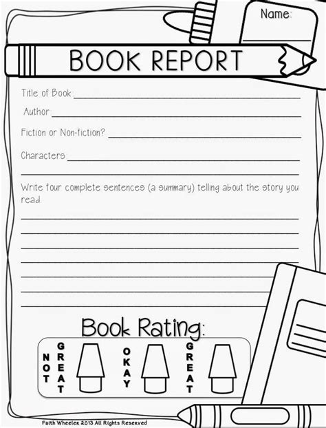 First Grade Book Report Template Atlantaauctionco Com Book Report For First Grade - Book Report For First Grade
