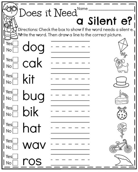 First Grade English Worksheets Spelling Ndash Worksheets For 1st Grade Picture Spelling Worksheet - 1st Grade Picture Spelling Worksheet