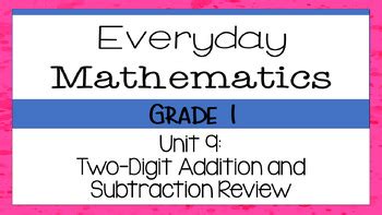 First Grade Everyday Math Mid Year Review