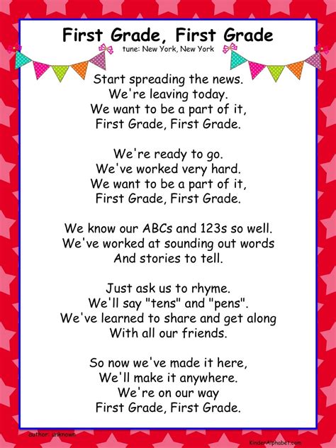 First Grade First Grade Kindergarten Graduation Song Youtube Going To First Grade - Going To First Grade