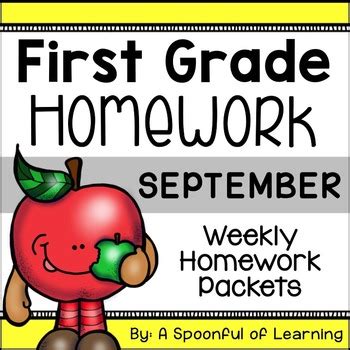 First Grade Homework September A Spoonful Of Learning Common Core Weekly Reading Homework Answers - Common Core Weekly Reading Homework Answers