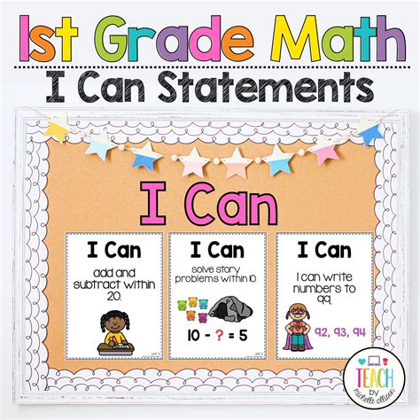 First Grade I Can Statements
