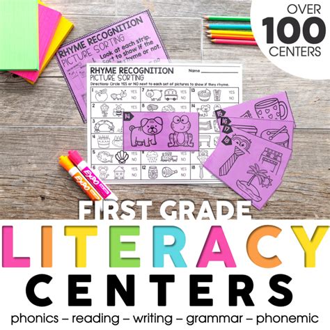 First Grade Literacy Centers Education To The Core First Grade Reading Centers - First Grade Reading Centers
