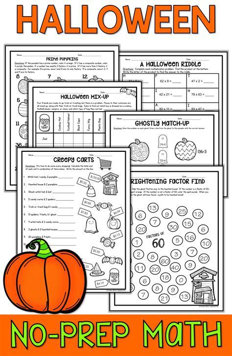 First Grade Math Halloween Teaching Resources Tpt First Grade Halloween Math - First Grade Halloween Math