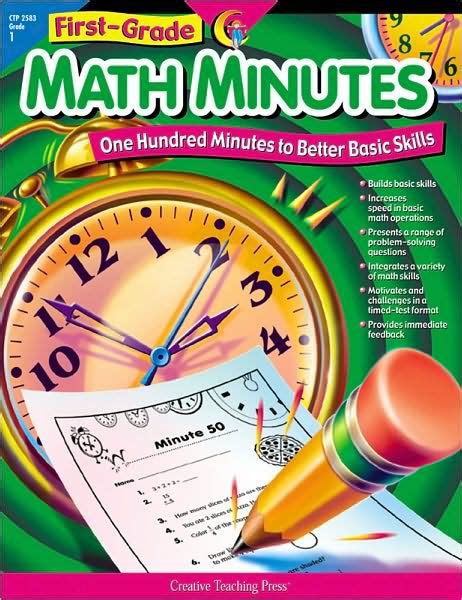 first grade math minutes one hundred minutes to better basic skills