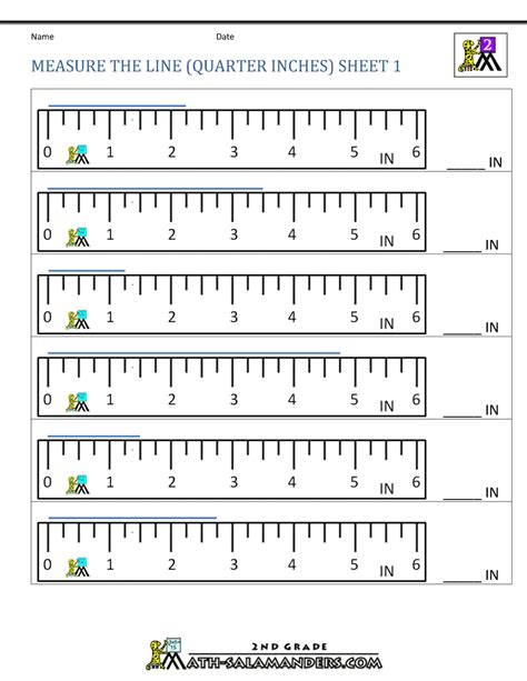 First Grade Measurement Worksheets Math Salamanders 1s Grade Measurement Worksheet - 1s Grade Measurement Worksheet