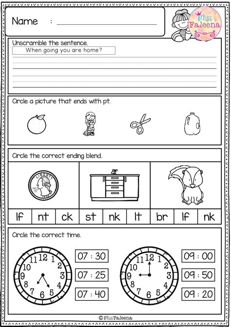 First Grade Morning Work Ideas And Tips Miss First Grade Morning Routine - First Grade Morning Routine