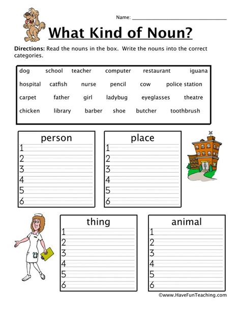 First Grade Nouns Worksheet Teacher Made Twinkl Proper Noun 1st Grade Worksheet - Proper Noun 1st Grade Worksheet