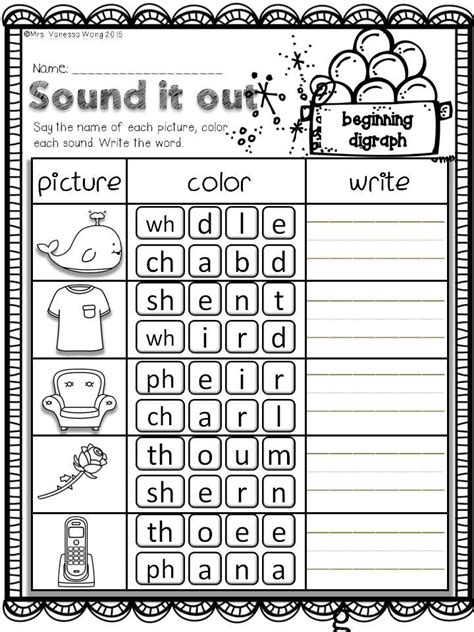 First Grade Phonics Worksheets Teaching Resources Tpt Phonic Worksheets For First Grade - Phonic Worksheets For First Grade