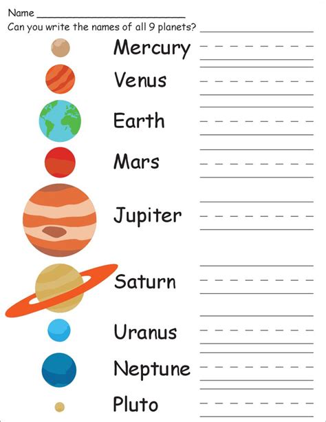 First Grade Planets Worksheets Printable Worksheets Planet Worksheet For 1st Grade - Planet Worksheet For 1st Grade