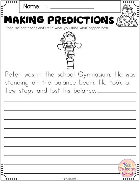First Grade Prediction Worksheets Lesson Worksheets Prediction Worksheet First Grade - Prediction Worksheet First Grade