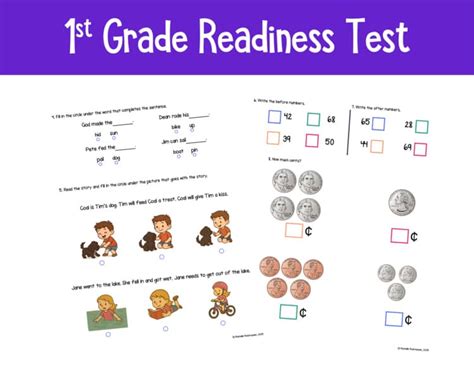 first grade readiness test