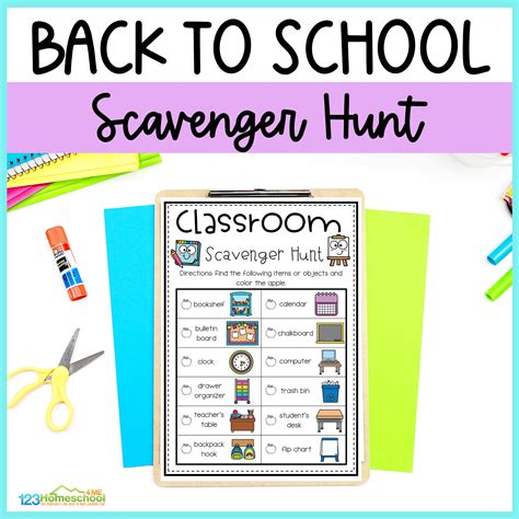 first grade scavenger hunt