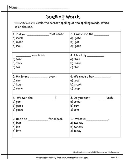 First Grade Spelling Worksheets Db Excel Com First Grade About Me Worksheet - First Grade About Me Worksheet