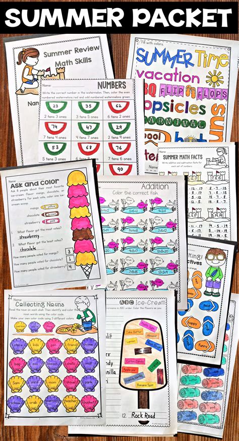 First Grade Summer Packet From 1st Grade To 2nd Grade Readiness Packet - 2nd Grade Readiness Packet
